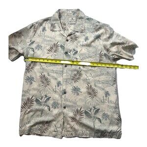 Solitude Washable Silk Hawaiian Shirt Men's Size Large